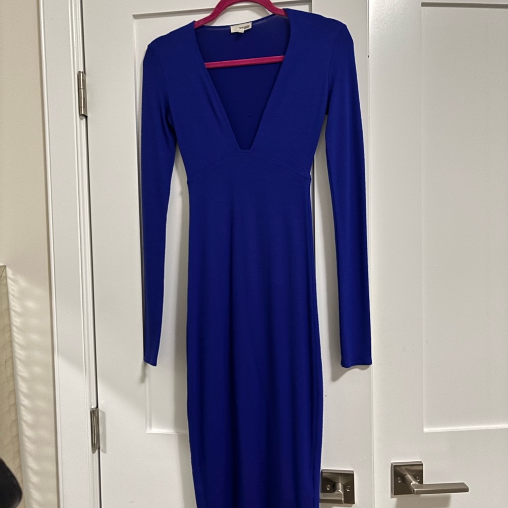Wilfred Royal Blue Long Sleeve Dress